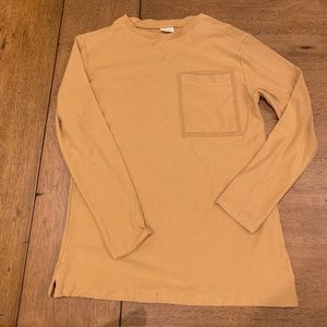 Zara boys mustard long sleeve